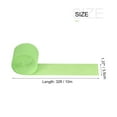thumbnail image 2 of Unique Bargains Crepe Paper Streamer 32ft Long 1.37 Inch Wide, Light Green 3 Pack, 2 of 5