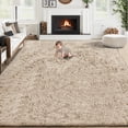 thumbnail image 2 of 6x9 Area Rug for Living Room: Fluffy Shag Soft Washable Rugs Large Fuzzy Plush Indoor Carpet for Bedroom Nursery Playroom Kids Girls Boys Room (Cream White, 6'x9'), 2 of 9
