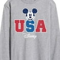 thumbnail image 3 of Disney - Mickey USA - Men's Long Sleeve T-Shirt, 3 of 5