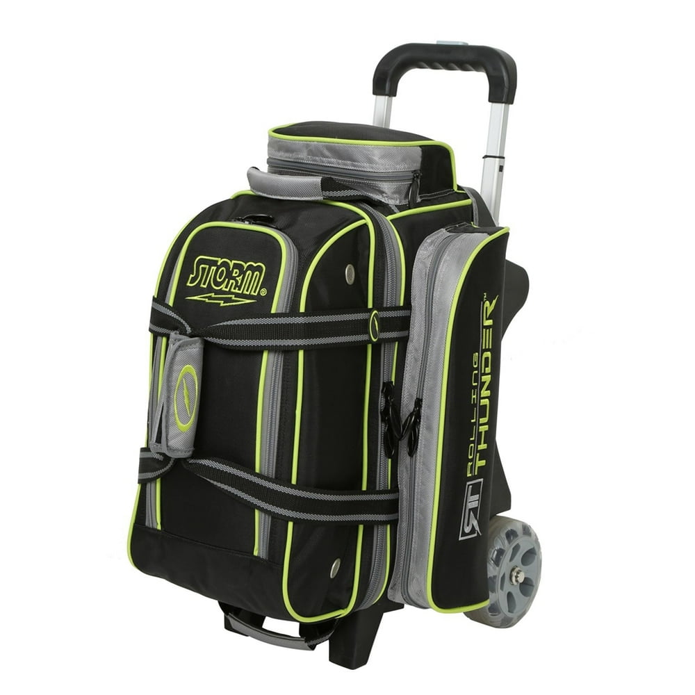 Storm 2 Ball Rolling Thunder Bowling Bag Black/Gray/Lime