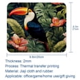 thumbnail image 5 of Toucan Printed Square Desk Mat Mousepad, 8.3x9.8 Inch, Non-Slip Rubber Bottom, Suitable for Office and Gaming, 5 of 6