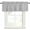 Gray, variant on Kitchen Curtain Valances for Windows,Modern Solid Color Navy Blue Rod Pocket Small Valance Short Window Treatment for Bedroom Bathroom Living Room,42"x12"