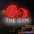 thumbnail image 4 of Handmadetneonsign The Gym Neon Sign, Gym Led Sign, Barbell Neon Light For Gym Room, Gym Wall Art 97538, 4 of 5