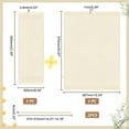thumbnail image 6 of 1 Set Director Chair Canvas Replacement Cover Casual Directors Chair Cover Kit Replacement Cover Canvas with Wood Stick for Director Chair (Round Stick) Cream-coloured 55x16.5cm+57x38.7cm DIY, 6 of 6
