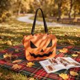 thumbnail image 6 of Fmbmuo Halloween Tote Bags for Women, Pumpkin Print Ladies Handbags, Novelty Spooky Cute Shoulder Handbag Gift, 6 of 6