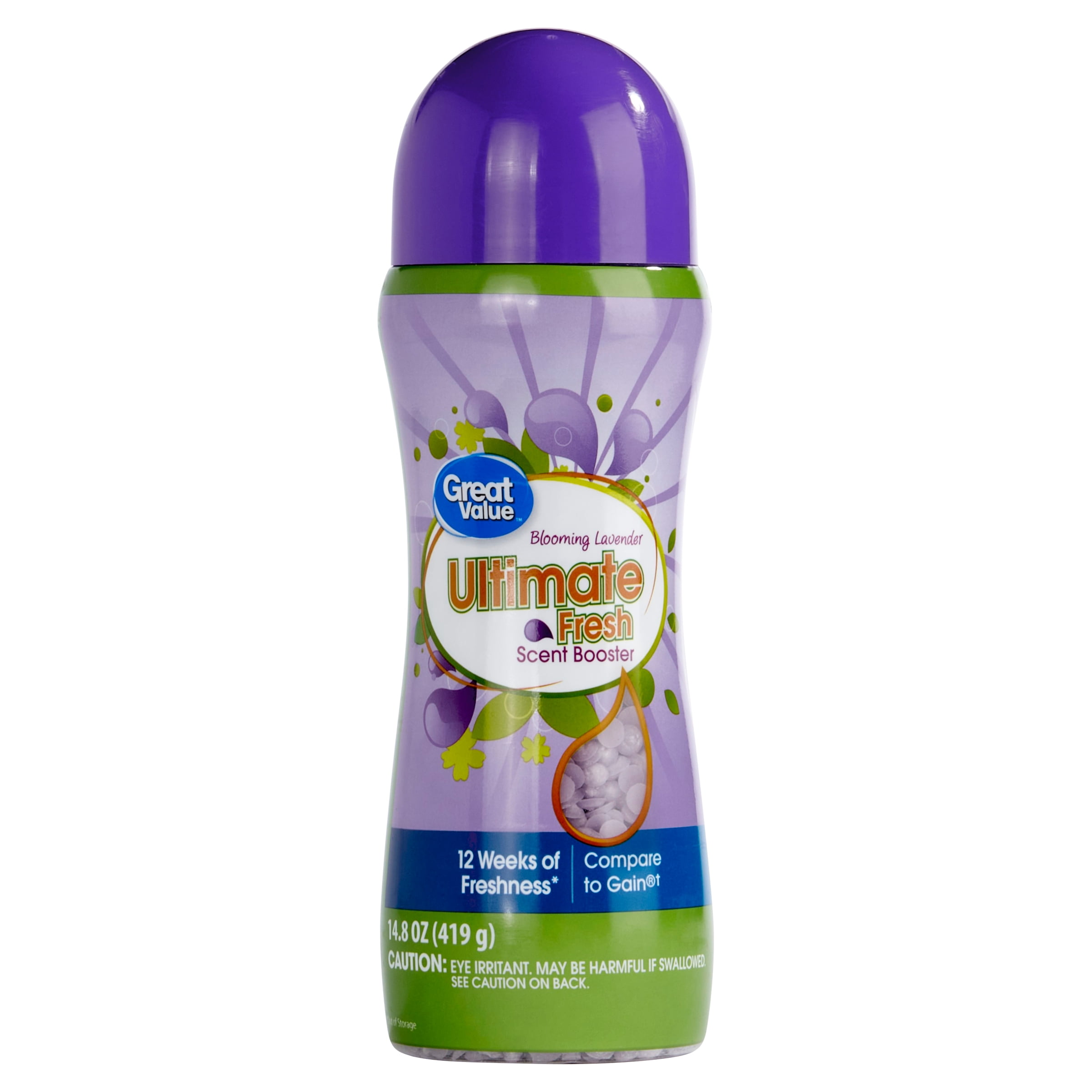 Great Value Ultimate Fresh In-Wash Laundry Scent Booster Beads, Blooming Lavender, 14.8 Oz