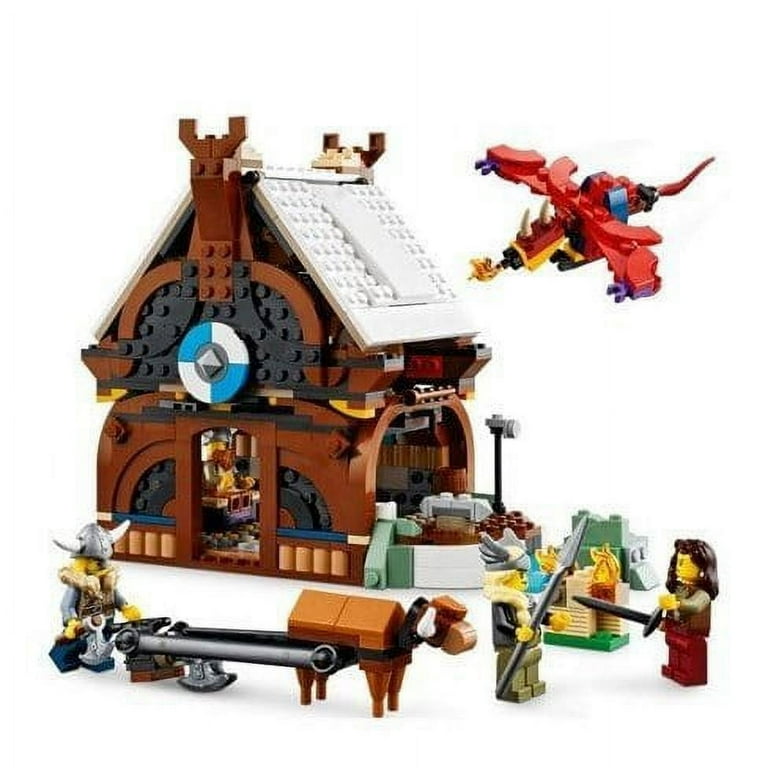LEGO Creator 3-in-1 Viking Ship, Midgard Serpent & 1192 Bricks Set