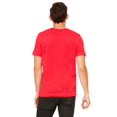 thumbnail image 2 of Bella Canvas Mens Jersey V-Neck Tee, 2XL, Red, 2 of 3