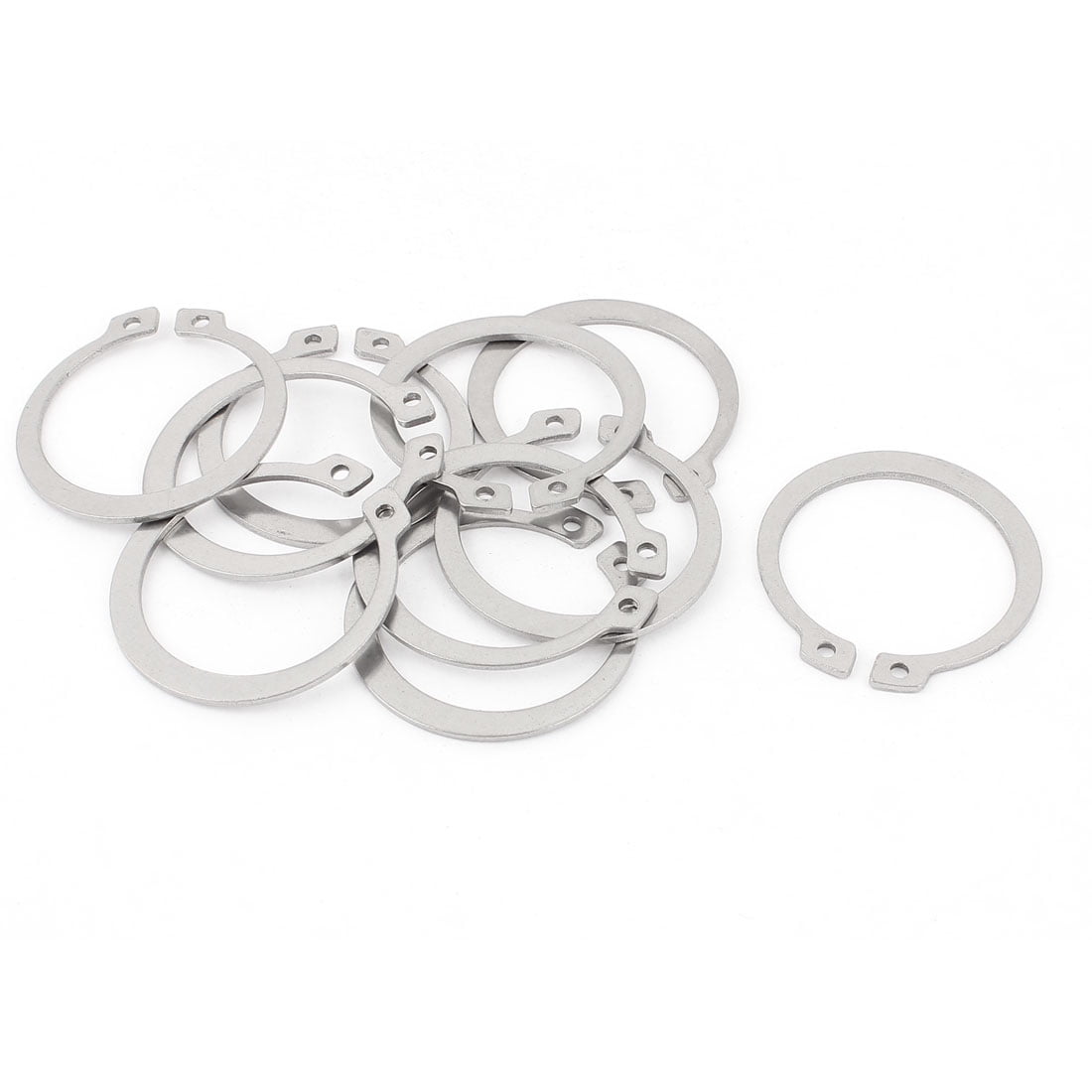 10pcs 304 Stainless Steel External Circlip Retaining Shaft Snap Rings