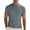 Gray #092, variant on Mens Mock Turtleneck Shirts Casual Cotton Short Sleeve Shirt Basic Half Neck T-Shirts