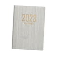 thumbnail image 2 of 2 piezas portátil A7 cuaderno  mensual 2023 diario libretas beige y rojo Zulema Planificador de cuaderno, 2 of 8