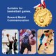 thumbnail image 2 of Medalla Baloncesto 6 5 Cm Premios Con Cinta para El Cuello Los Ganadores, 2 of 9