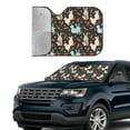 thumbnail image 4 of Bingfone Rabbit Is Eating Carrots Car Windshield Sun Shade Protector Keep Your Vehicle Cool Sun Shield Visor Cover Foldable for Car Truck SUV-Medium, 4 of 8