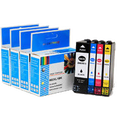 thumbnail image 1 of Zoomtoner Cartouche d'Encre Compatible EPSON T802TG Haute Capacité Set Noir Cyan Magenta Jaune, 1 of 1