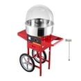 thumbnail image 1 of VEVOR Máquina electrica para hacer algodón de azúcar con carrito, 1000 W, comercial, con tapa, recipiente de acero inoxidable, cuchara para azúcar y cajón, perfecta para el hogar, color rojo, 1 of 9