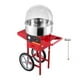 thumbnail image 1 of VEVOR Máquina electrica para hacer algodón de azúcar con carrito, 1000 W, comercial, con tapa, recipiente de acero inoxidable, cuchara para azúcar y cajón, perfecta para el hogar, color rojo, 1 of 9