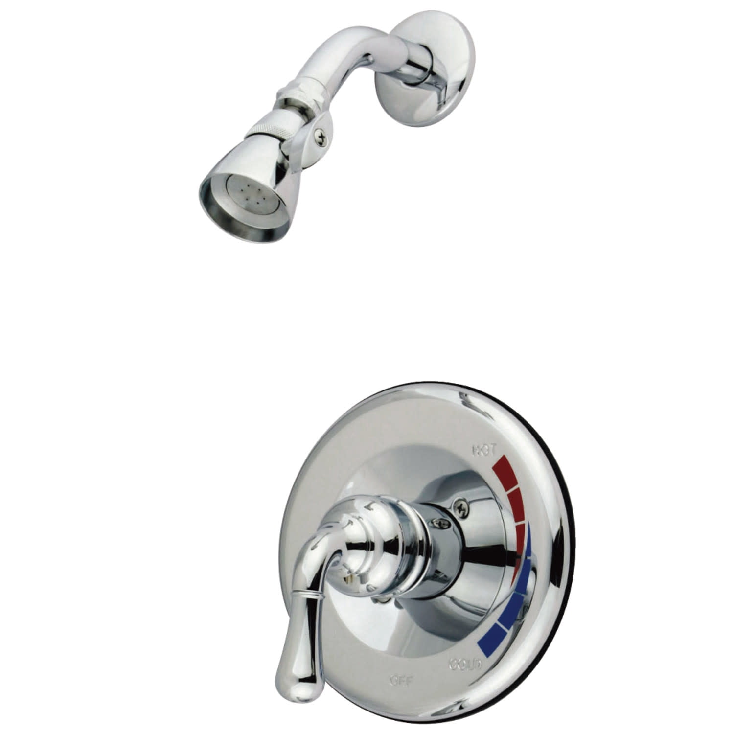 Ultra Faucets Uf78800-1 Chrome 1 Handle Contemporary Tub & Shower Faucet 