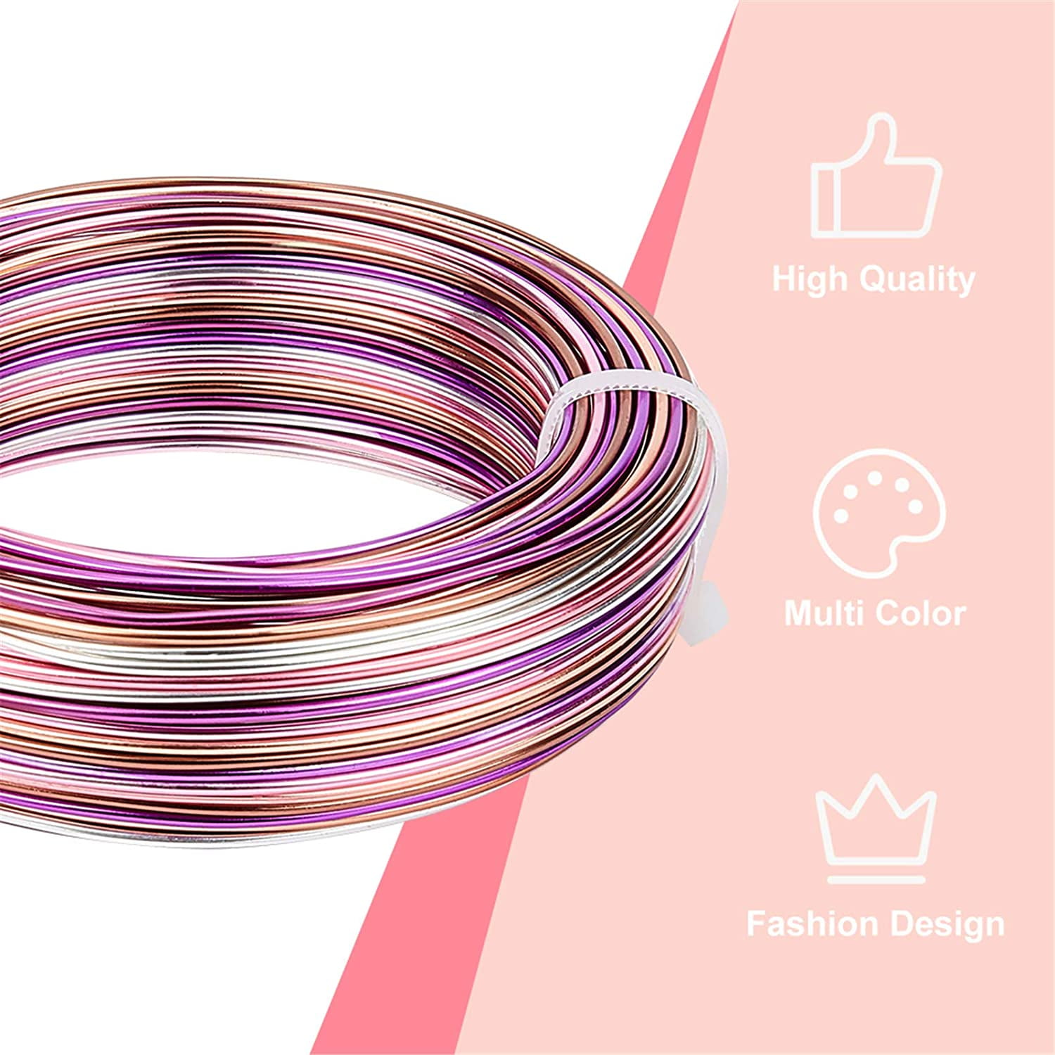 10 Meters/lot Multiple Colors Metal Wire Aluminum For Jewelry Making DIY  Crafts