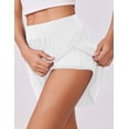 thumbnail image 3 of Pinspark Black Shorts Women High Rise Workout Running Shorts Soft Exercise Shorts with Mesh Liner, 3 of 7