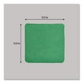 thumbnail image 3 of Microfiber Cleaning Cloths, 12 X 12, Green, 24/pack | Bundle of 2, 3 of 5