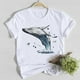 thumbnail image 5 of Camiseta de manga corta con estampado de dinosaurios para mujer, ropa informal a la moda, camiseta para mujer, camisetas gráficas de verano, 5 of 5
