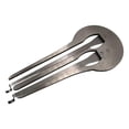 thumbnail image 2 of Mini arpa de boca ligera, instrumento de joyería de metal, arpa tradicional profesional Plata, 2 of 9