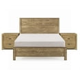 thumbnail image 3 of 3-Piece Bedroom Furniture Set,Full Size Platform Bed Frame with Two 2-Drawer Nightstands,Solid Wood Bedroom Sets for Teens Adults Bedroom Guest Room,Twin Bed Furniture Set,Walnut, 3 of 7