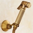 thumbnail image 2 of Copper Handheld Toilet Bidet Sprayer Diaper Sprayer Hygienic~Bronze, 2 of 8