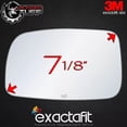 thumbnail image 5 of exactafit 8203L Driver Side Mirror Glass Replacement Fits 2007-2012 Toyota Camry Left Hand 3m Adhesives, 5 of 5
