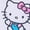 Hello Kitty Purple, variant on Kpop Demon Hunters Girls Short Sleeve Sleep Top and Pants Pajama Set, 2-Piece, Sizes 6-12