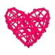 thumbnail image 1 of Decoración de pared de coraje de ratán de 6 cm - Adorno natural tejido en forma de corazón, decoración rústica colgante para bodas, exposición de fotos, manualidades DIY y detalles para el hogar, 1 of 1