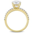 thumbnail image 5 of Everly Women's Created Sapphire 10K Yellow Gold Engagement Ring, 5 of 8