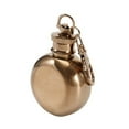 thumbnail image 2 of Visland 1 Oz Stainless Steel Hip Flask with Keychains Leak-proof Travel Bottle Wine Flask for Office, 2 of 6