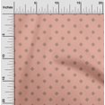 thumbnail image 1 of oneOone Cotton Silk Peach Fabric Diamond Shape Small Dress Material Fabric Print Fabric By The Yard 42 Inch Wide, 1 of 4