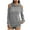 Gray, variant on Otntypg Off the Shoulder Hoodie Tops for Women Lightweight Casual Fall Long Sleeve Hooded Pullover Sweatshirts Trendy Basic Solid Color Athletic Workout T-Shirts Blue XXL
