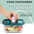thumbnail image 2 of Avid Armor Glass Vacuum Food Containers, 3 Piece Set with Date Lids, 2 of 6