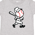 thumbnail image 4 of Inktastic Baseball Character Boys or Girls Toddler T-Shirt, 4 of 5
