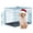 Blue, variant on CL.HPAHKL Small Wire Dog Crate, Folding Metal Dog Kennel Double Door Dog Cage with Plastic Tray, Puppy Crate for Small Dog Indoor Outdoor Travel (Black, 24 inch)