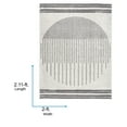 thumbnail image 2 of Livabliss Washable Rugs for Living Room, 2x3 Fossay Shag Global Light Beige Area Rug, Bedroom Dining Room Home Decor Stain Resistant Carpet (2' x 2'11"), 2 of 7
