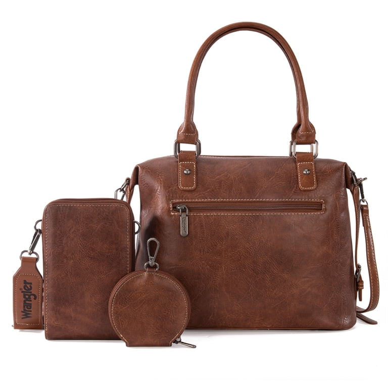 3Pcs Doctor Bag Sets for Women Top-handle Satchel Bag with Cell Phone Handbag Wrangler 3Pcs Doctor Bag Sets for Women Top-Handle Satchel  main image 2