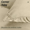 thumbnail image 5 of HYLEORY All Season King Size Bed Comforter - Cooling Down Alternative Quilted Duvet Insert with Corner Tabs - Winter Warm - Machine Washable - Beige, 5 of 15