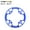 Blue, variant on Mosiee 104Bcd Crank Chain Guard Anti Collision Aluminum Alloy Part for Mtb Road Bike Silver 40-42T
