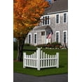 thumbnail image 2 of Vita 49 in L x 49 in W x 44 in H Country Corner Vinyl Picket Fence Accent, White, VA20234, 2 of 7