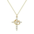 thumbnail image 2 of 2026 New Gold Necklace Cross Necklace for Women Rotating Crown Cross Pendant Non-Tarnish Plated Dainty Jewelry Christian Religious Gifts for Her, 2 of 4