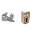 thumbnail image 1 of Escultura De Gato, Adorno De Mesa, Artesanía, Figura Decorativa, Estatua De Animal, Caja De Servilletas, Dispensador De Pañuelos Faciales, Caja De Pañuelos Rectangular Multiusos, Funda Para, 1 of 8