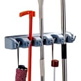 thumbnail image 1 of Wall Mounted Tool Organizer, Broom And Tools Hanger Rack- Ideal for Kitchen, Garden, Laundry, Bathroom | Mop and Broom Holder, 1 of 5