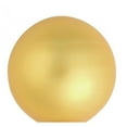 thumbnail image 2 of Whitehurst Matte Glass Christmas Ball Ornaments - 3.25" (80mm) - Yellow Sun - 8ct, 2 of 3