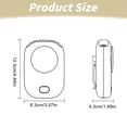 thumbnail image 3 of Portable Neck Fan, Hands-Free Quiet Wearable Personal Fan with 3 Speeds, Lightweight USB Rechargeable Cooling Fan with Lanyard & Bracket for Travel Outdoor Home(A), 3 of 9