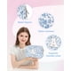 thumbnail image 4 of Bolsa de maquillaje Narwey Personalizada con Inicial Floral Azul, 4 of 6