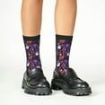 thumbnail image 4 of Kdxio Halloween Sweet Candy Print Children's Socks for Daily Wear and Sports Use Colorblock Mid-Calf Design Breathable Material, 4 of 5